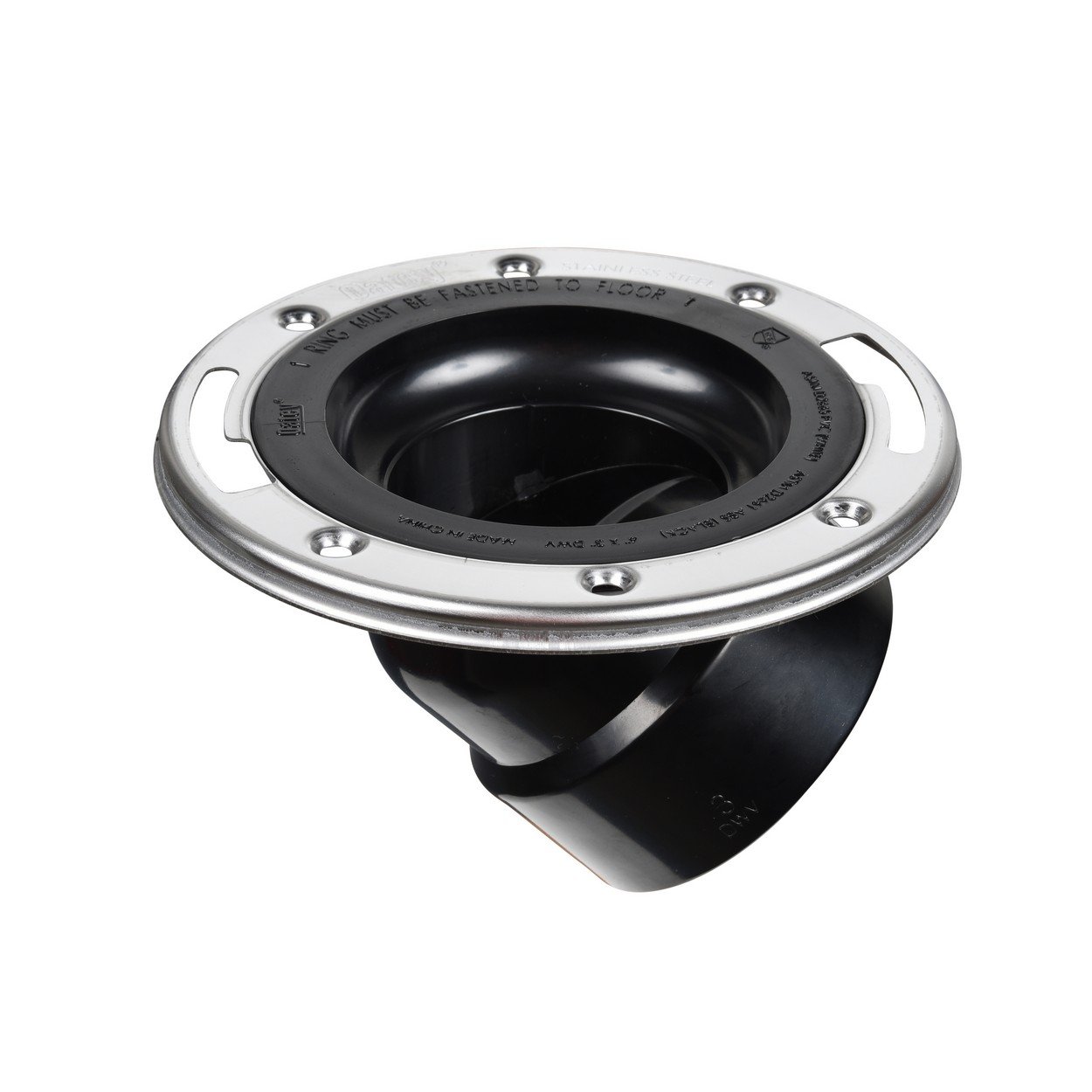 OAT ABS 45-DEG BEND FLANGE SS RING