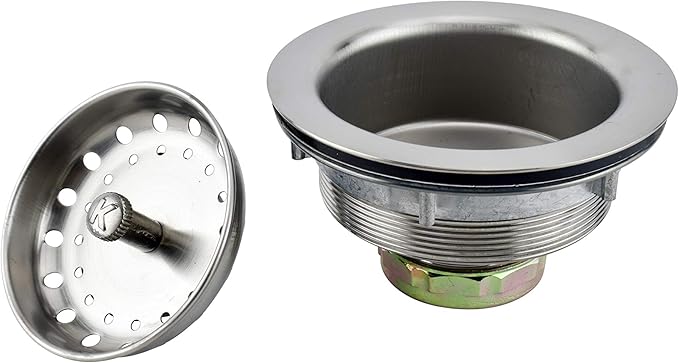 KEE STRAINER W/FIXED POST BRASS SS